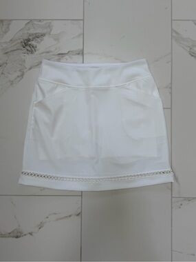 Lilly Pulitzer UPF 50+ Luxletic Monica Skort Resort White